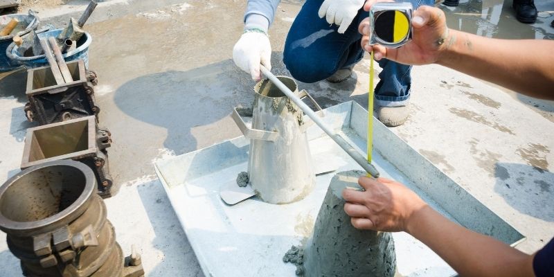 teste de slump slump test resultados