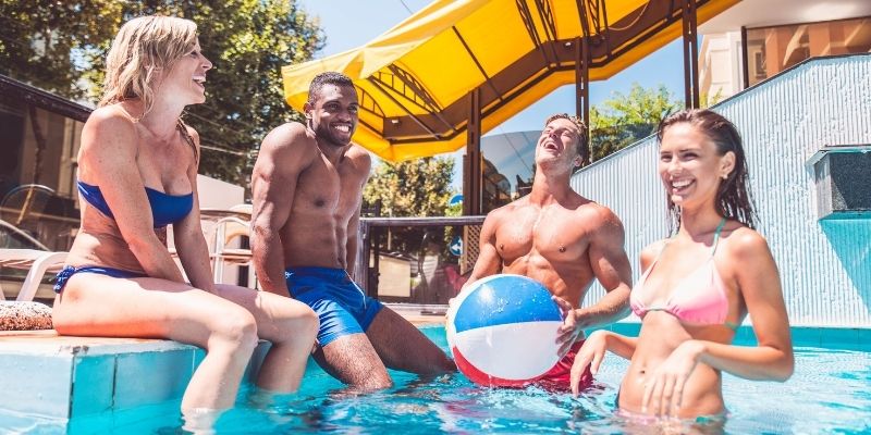 como construir uma piscina simples