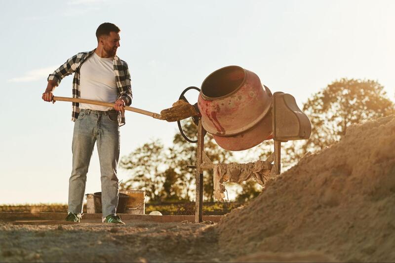 pecas da betoneira homem